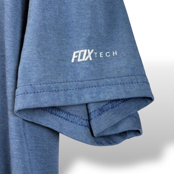 Fox Tech Racing Active T-Shirt Mens Size XL Blue Premium Graphic Logo Motocross - Picture 5 of 10